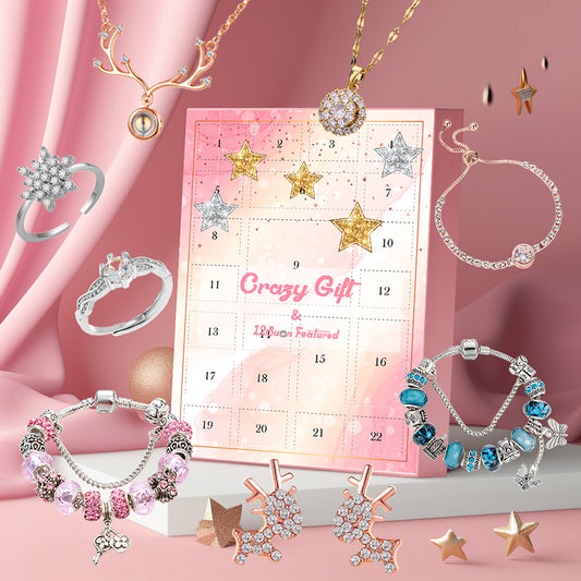 Crazy Gift Box🌟: Unleash the Fun with DIY Accessories! Craft Your Own Bracelets, Necklaces, Earrings & Rings for a Joyful Style Adventure!💎